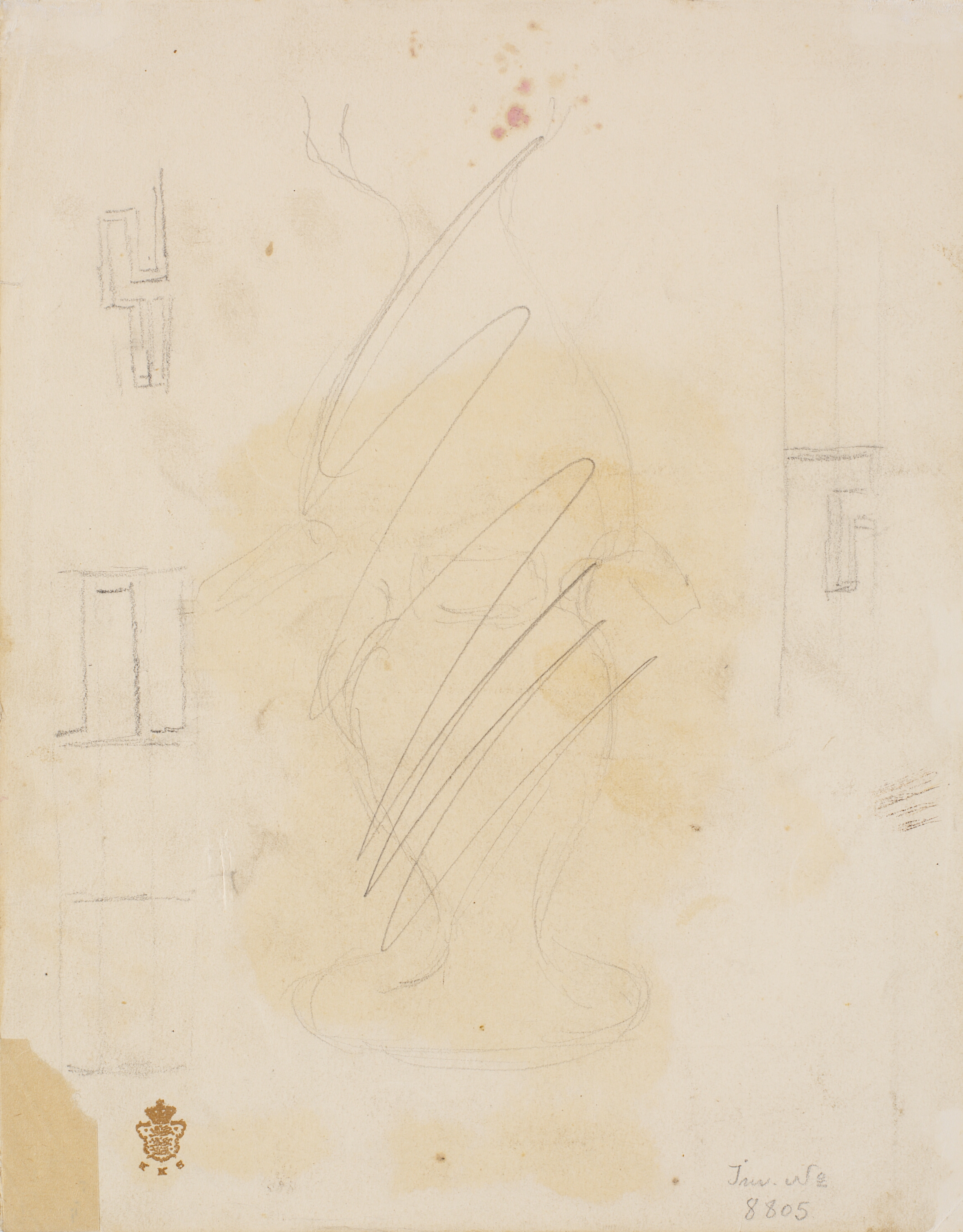 Blyantskrads og ornamentstudier